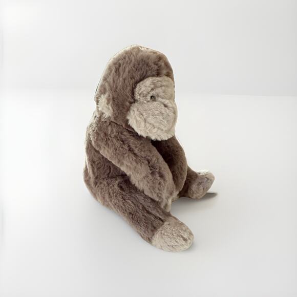 Jellycat Gregory Gorilla Brown Small EUC Super Soft Retired Rare 8” Seated HTF - Picture 1 of 4